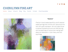 Tablet Screenshot of cherilynnfineart.com